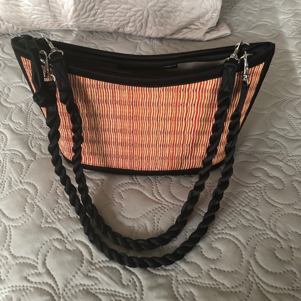 Woven Cambodian Handbag - NWOT